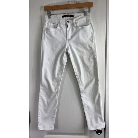 Joe's Jeans Women's High Water White Denim Skinny Ankle Jeans Size 27 - Picture 1 of 11